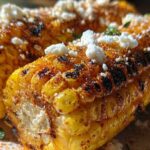Air fryer Mexican street corn
