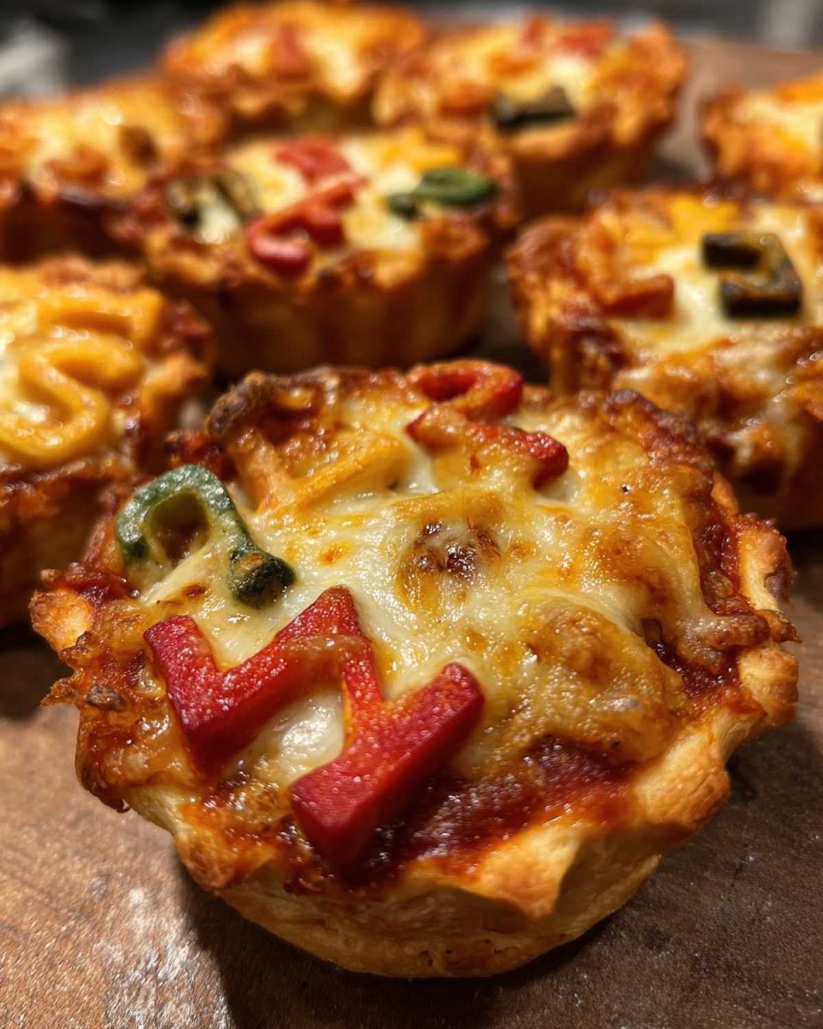 Alphabet Veggie Pizza Cups - detail 1