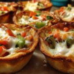 Alphabet Veggie Pizza Cups