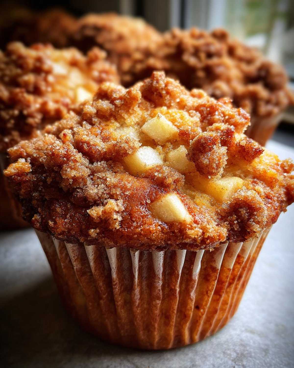 Apple Cinnamon Streusel Muffins - detail 4