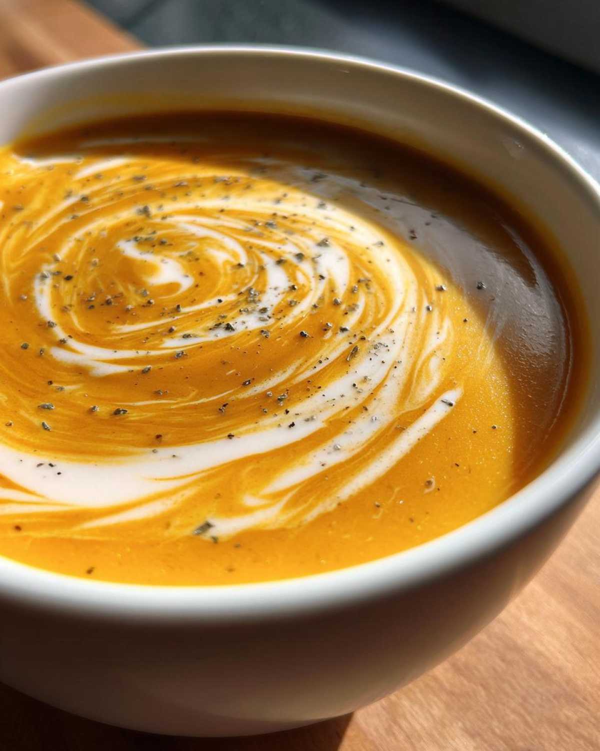 Autumn Harvest Butternut Squash Soup - detail 3