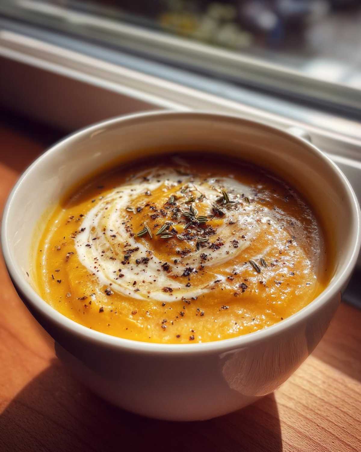 Autumn Harvest Butternut Squash Soup - detail 4