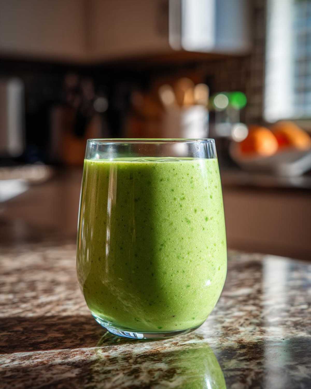 Avocado Basil Citrus Detox Smoothie - detail 3