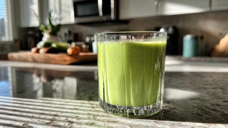 Avocado Basil Citrus Detox Smoothie