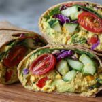Avocado Chickpea Hummus Wrap