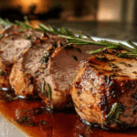 Balsamic Glazed Pork Tenderloin