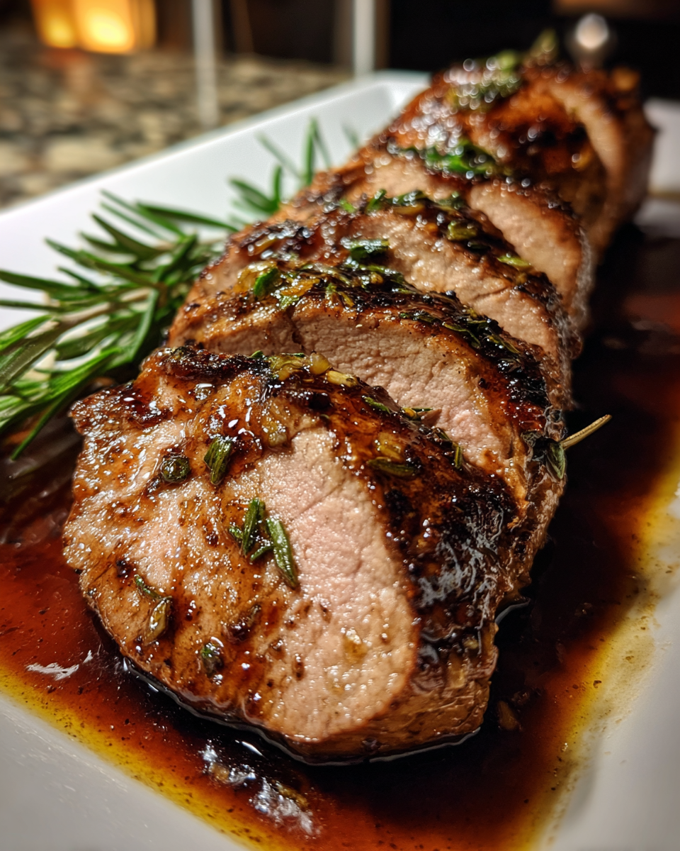 Balsamic Glazed Pork Tenderloin - detail 1