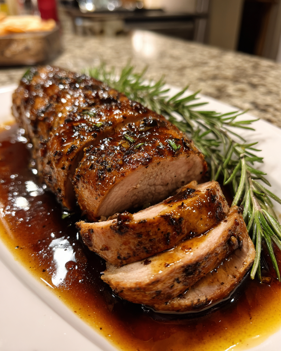 Balsamic Glazed Pork Tenderloin - detail 3