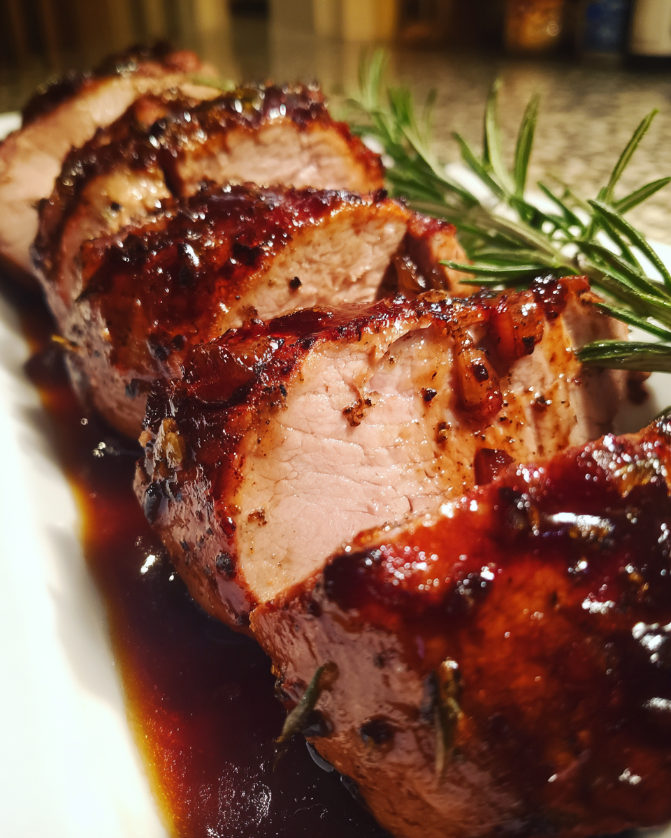 Balsamic Glazed Pork Tenderloin - detail 4