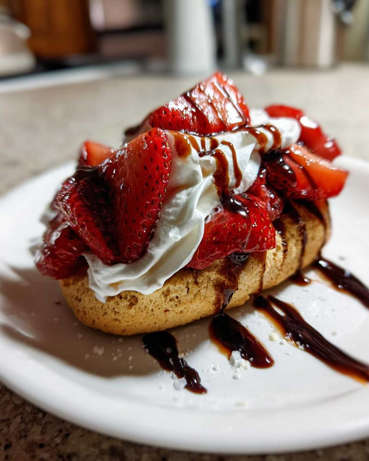 Balsamic Strawberry Shortcake - detail 1