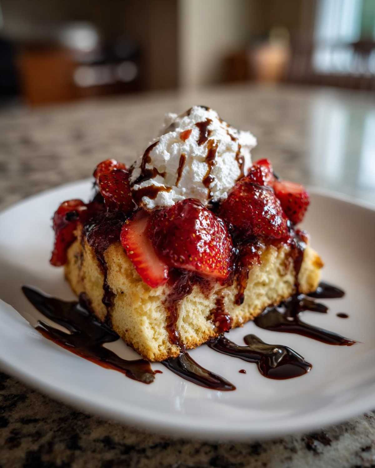 Balsamic Strawberry Shortcake - detail 2