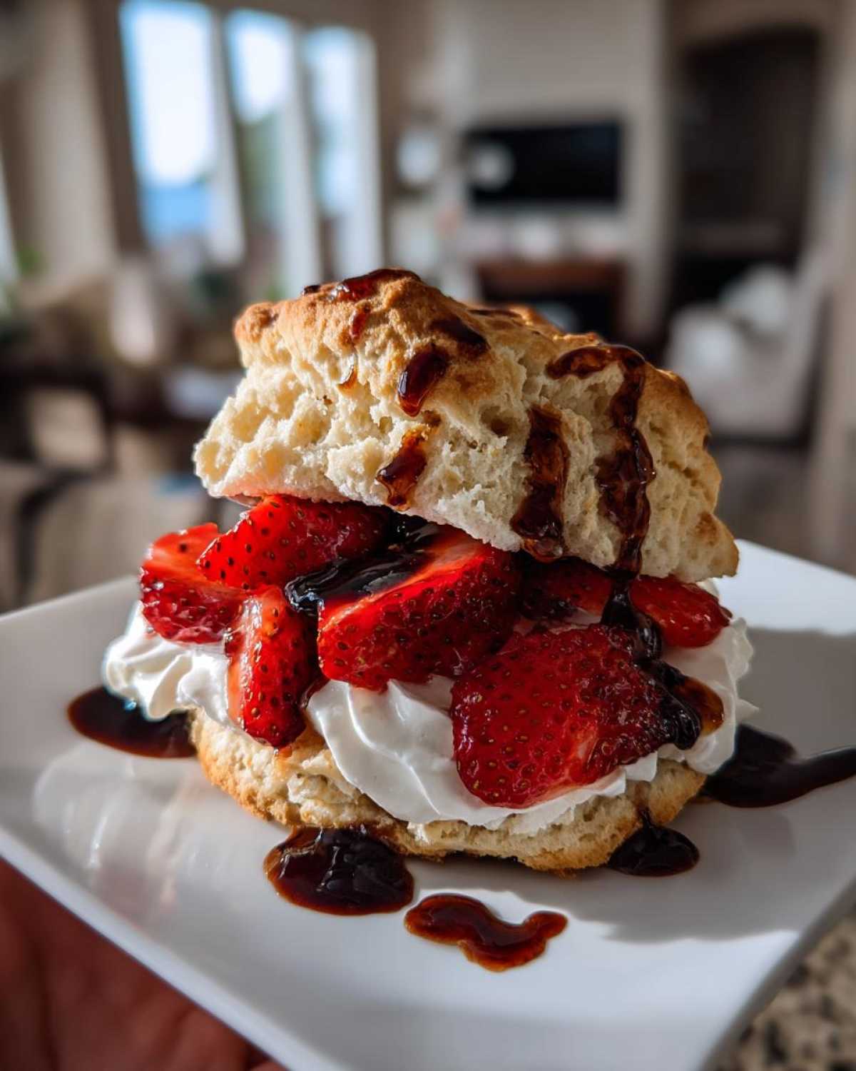 Balsamic Strawberry Shortcake - detail 3