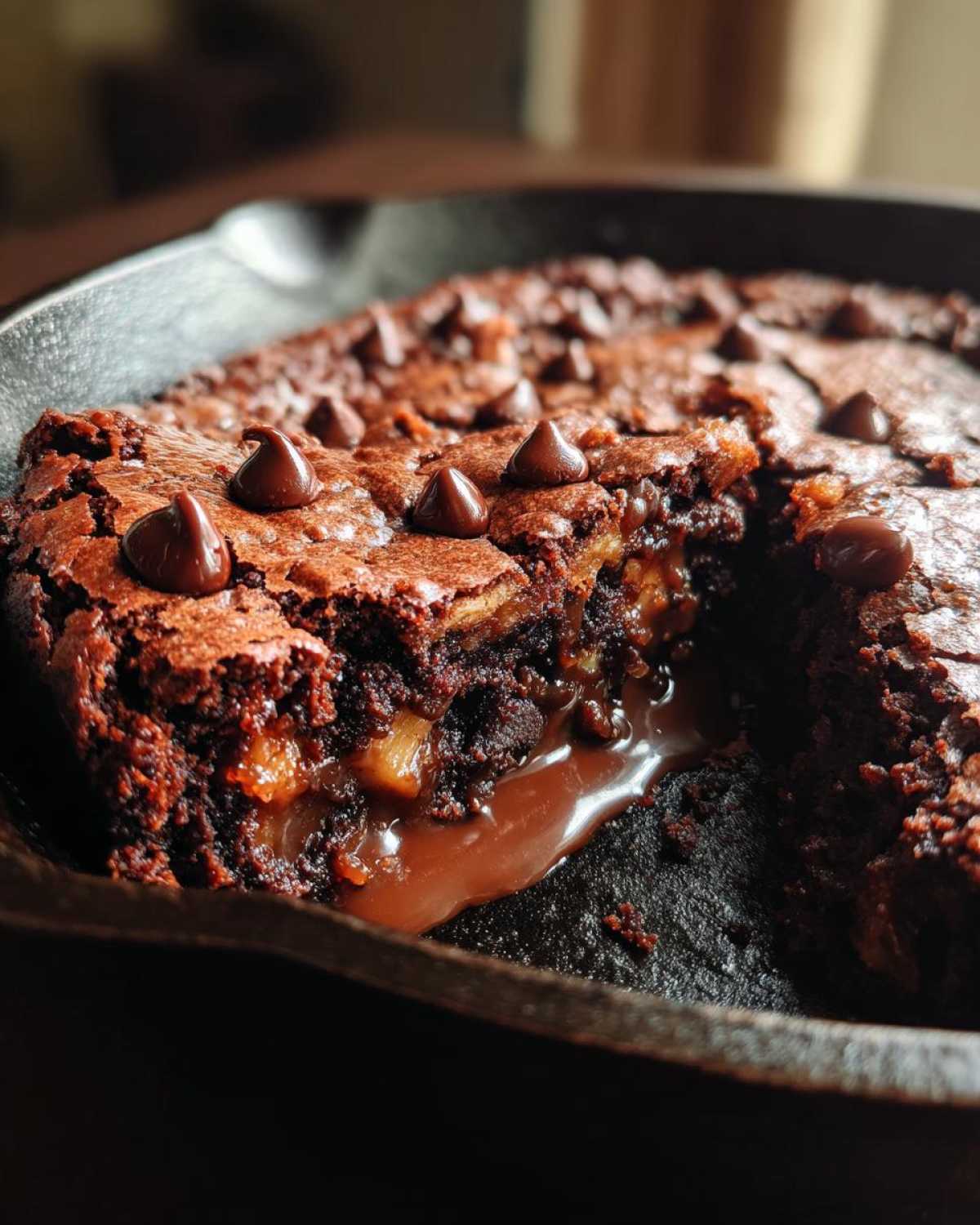 Banana Fudgy Brownie Skillet - detail 1