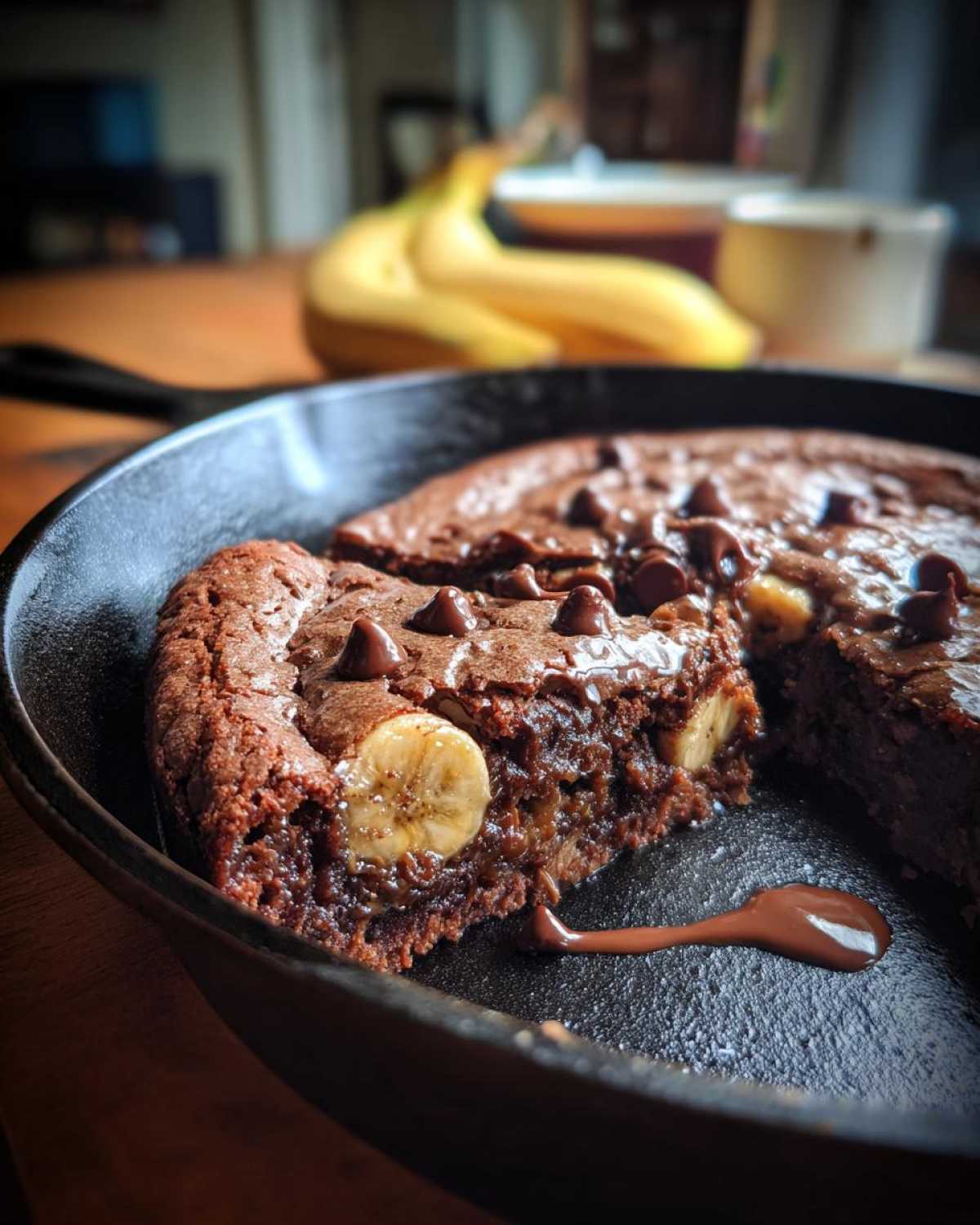 Banana Fudgy Brownie Skillet - detail 2