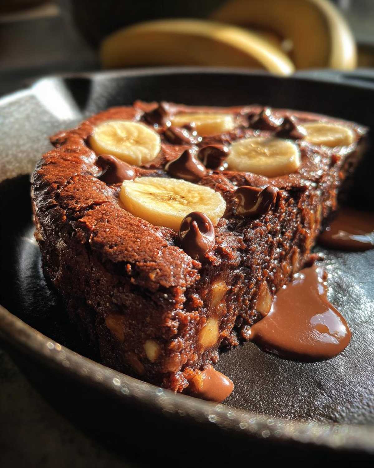 Banana Fudgy Brownie Skillet - detail 3