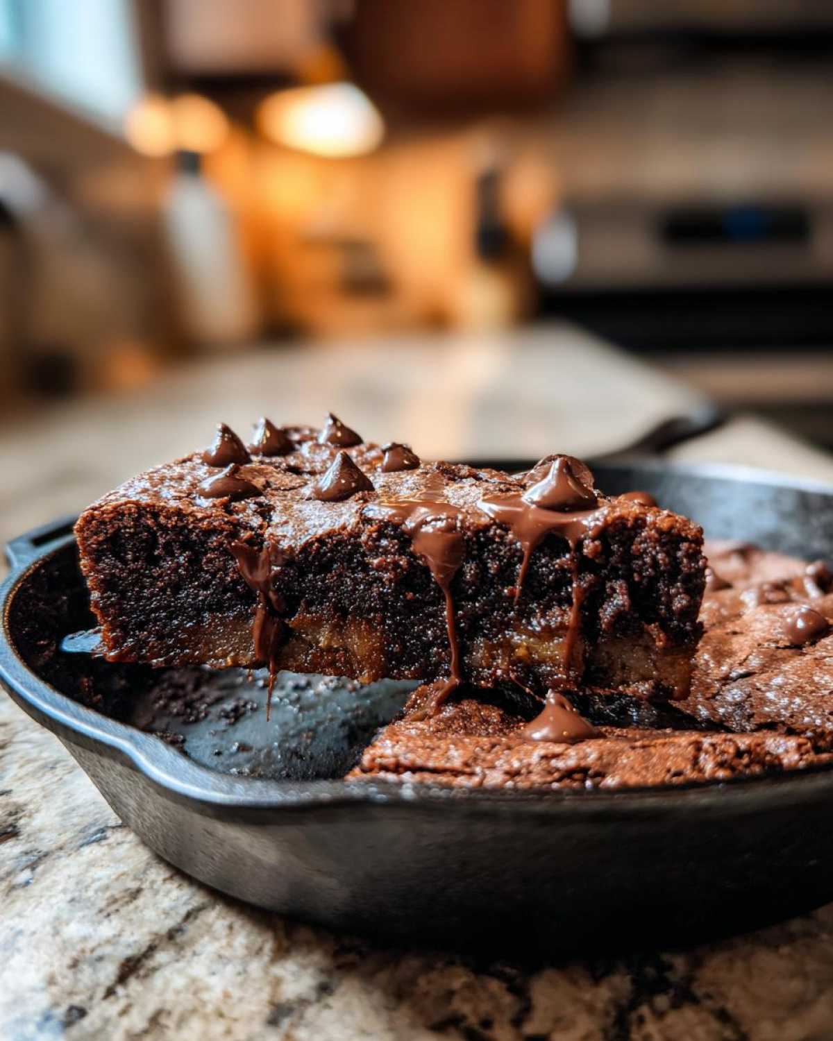 Banana Fudgy Brownie Skillet - detail 4