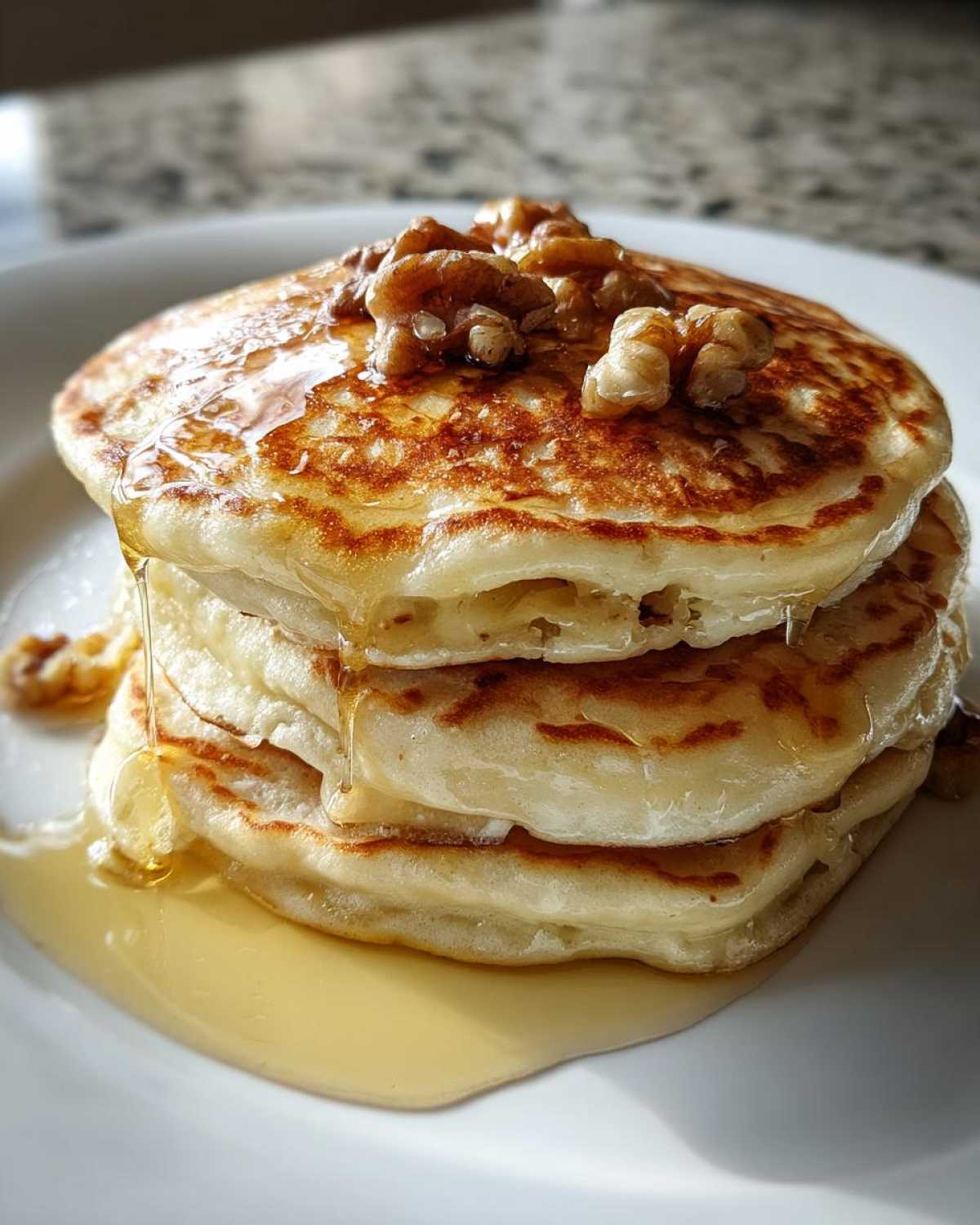 Banana Walnut Yogurt Pancakes - detail 2