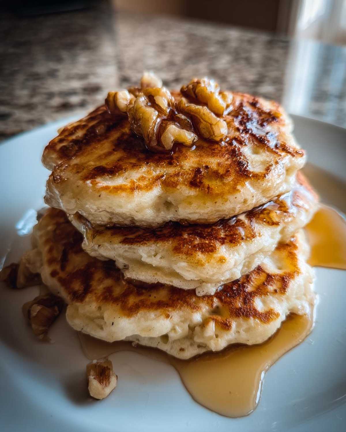 Banana Walnut Yogurt Pancakes - detail 3