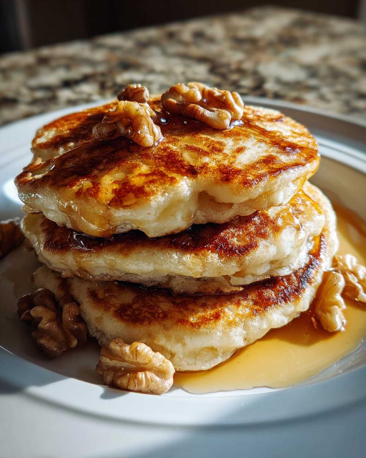 Banana Walnut Yogurt Pancakes - detail 4
