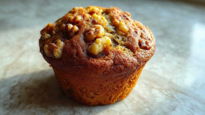 Banana walnut muffins