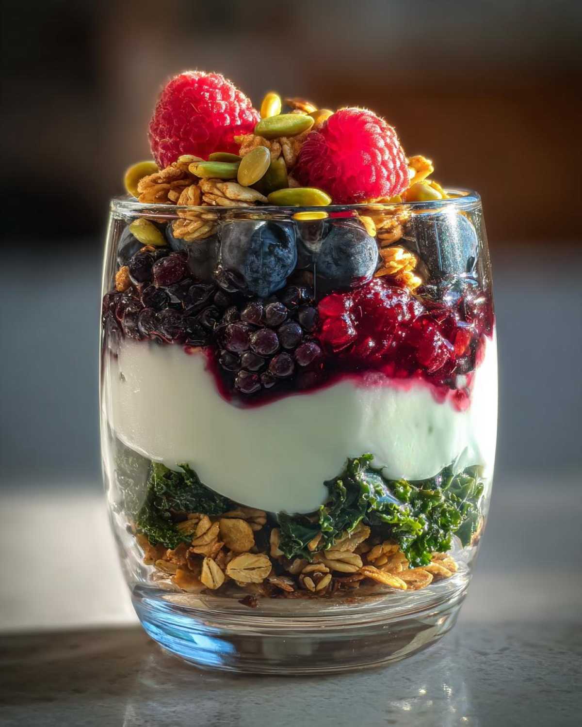 Berry-Kale Yogurt Parfait - detail 3