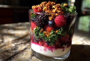 Berry-Kale Yogurt Parfait