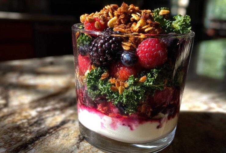 Berry-Kale Yogurt Parfait