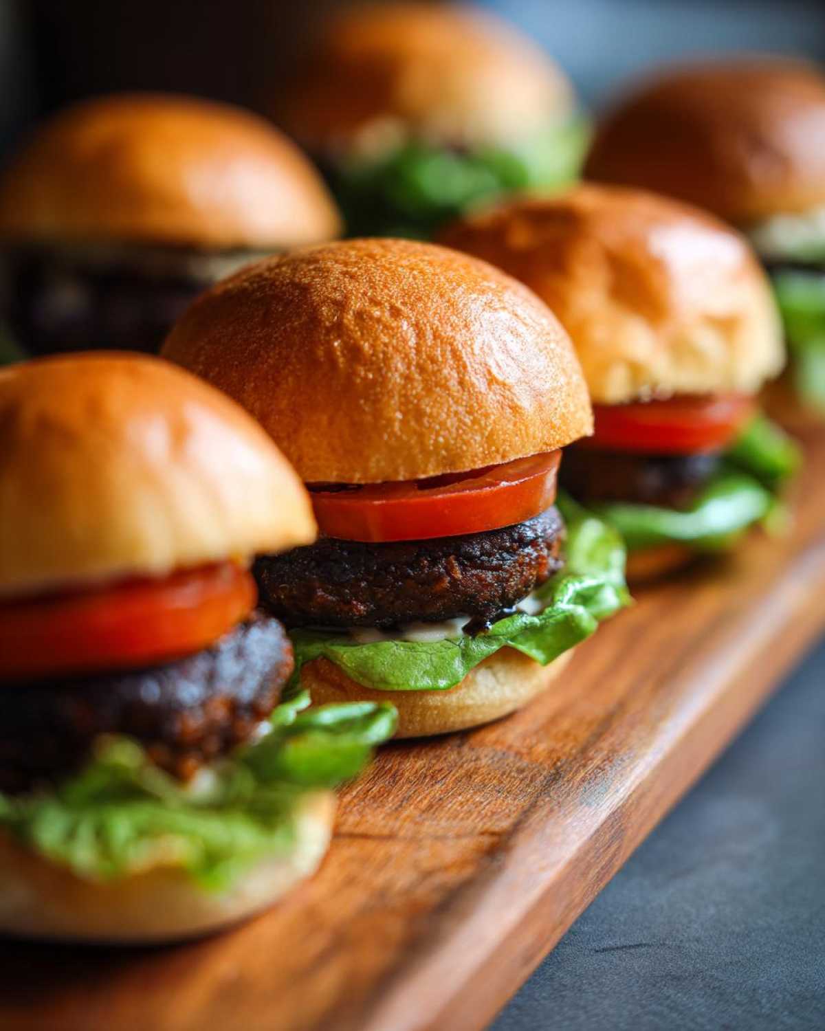 Black Bean Burger Sliders - detail 1