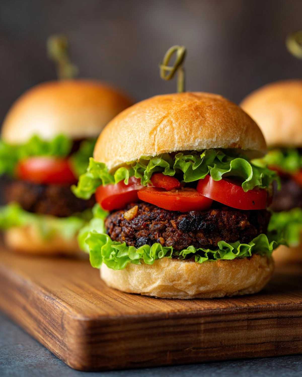 Black Bean Burger Sliders - detail 4