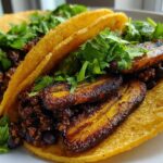 Black Bean Plantain Tacos