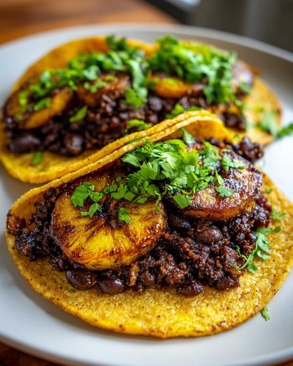 Black Bean Plantain Tacos - detail 4