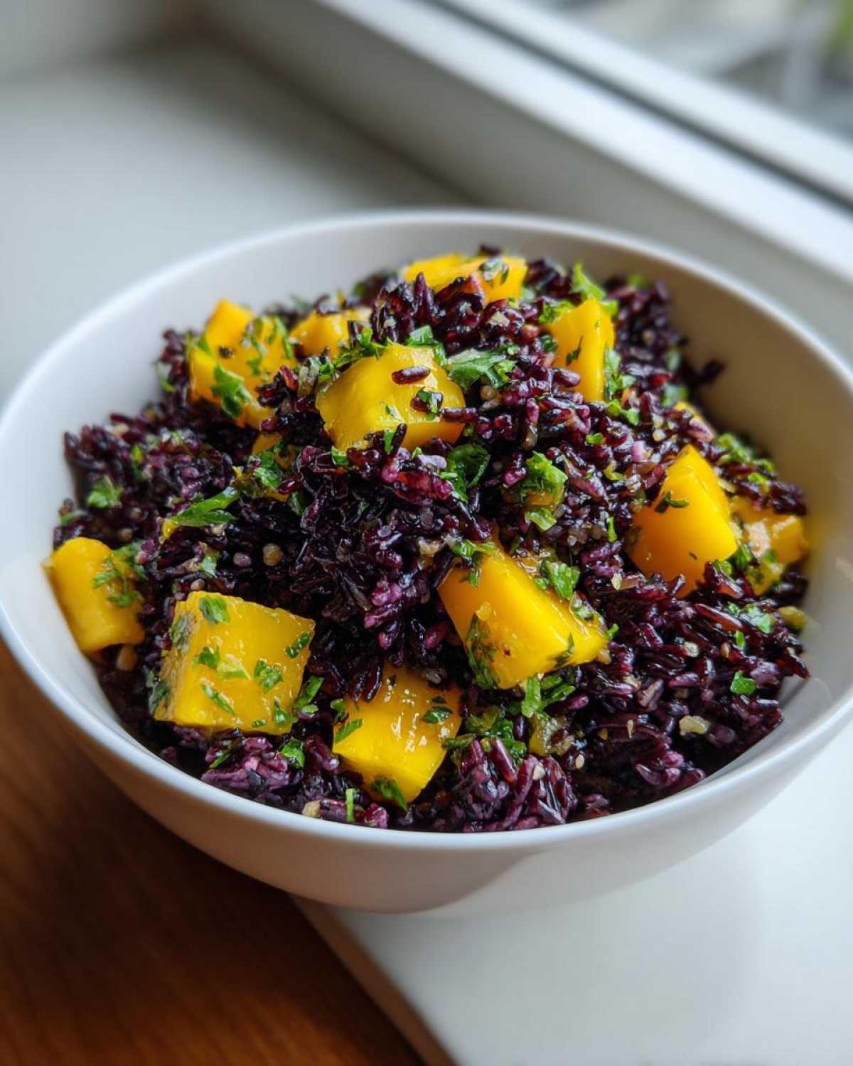 Black Rice Mango Salad - detail 1