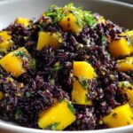 Black Rice Mango Salad