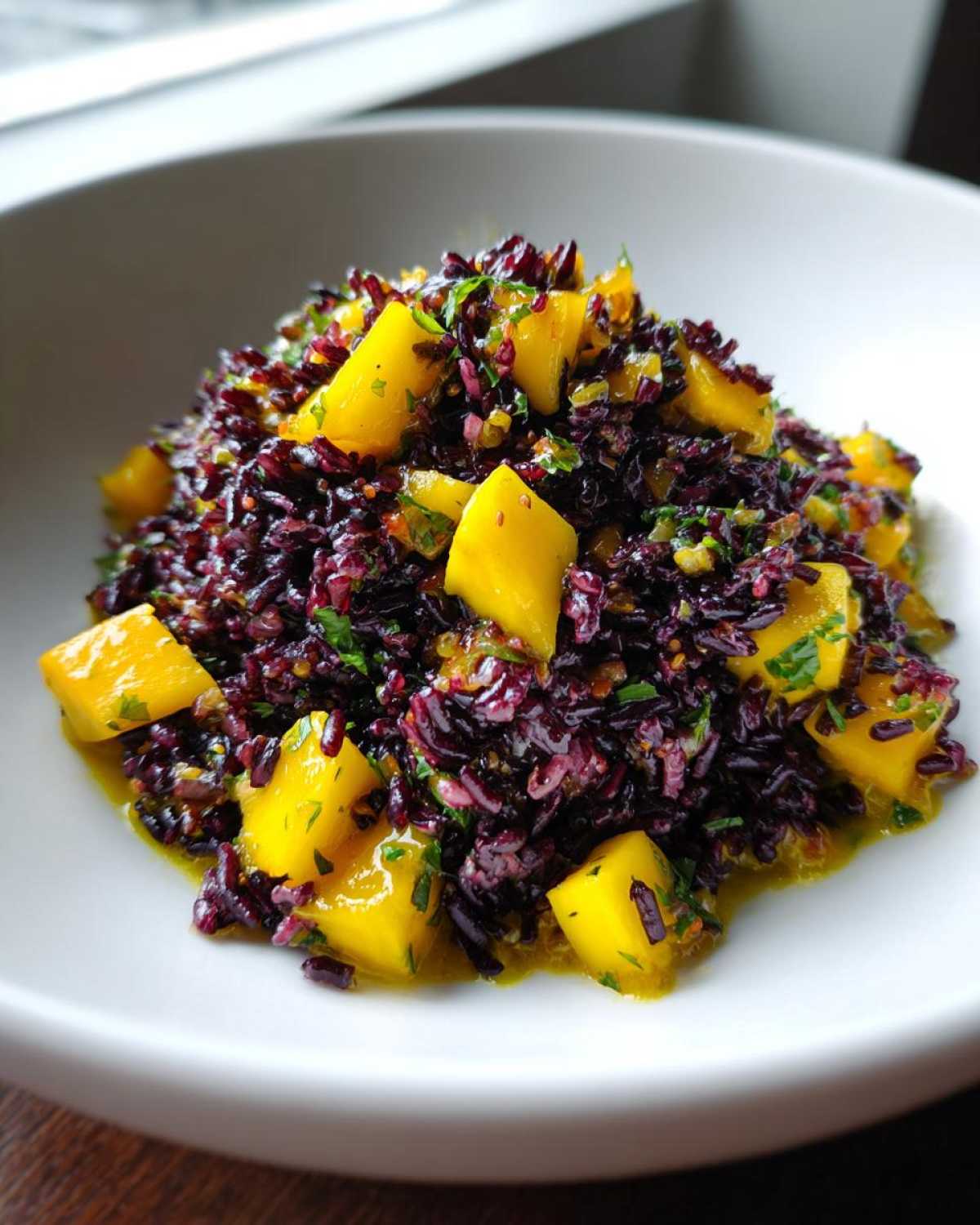 Black Rice Mango Salad - detail 2