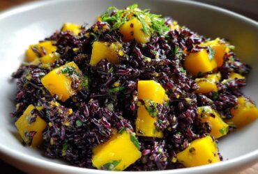 Black Rice Mango Salad