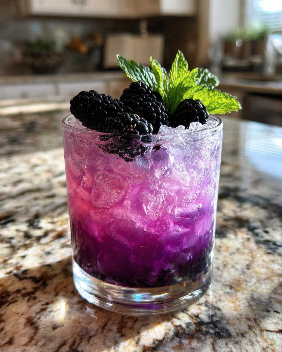 Blackberry Lavender Lemonade - detail 1