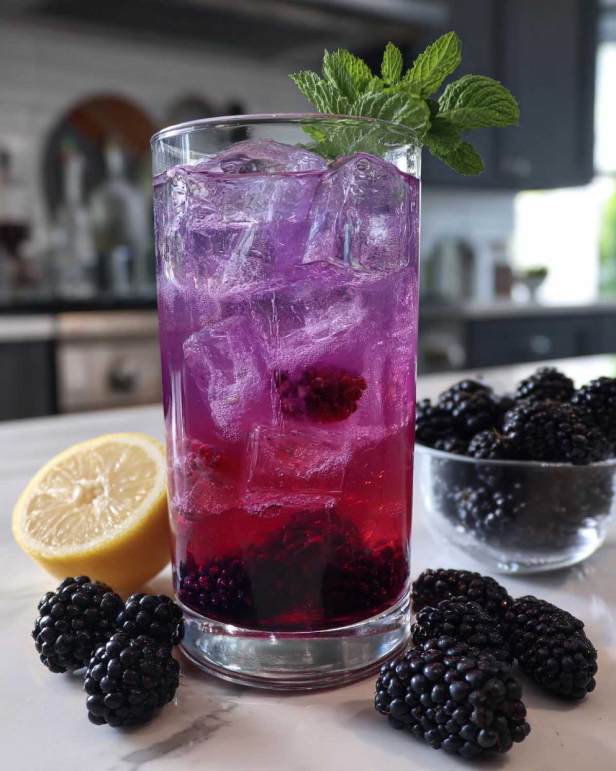 Blackberry Lavender Lemonade - detail 2