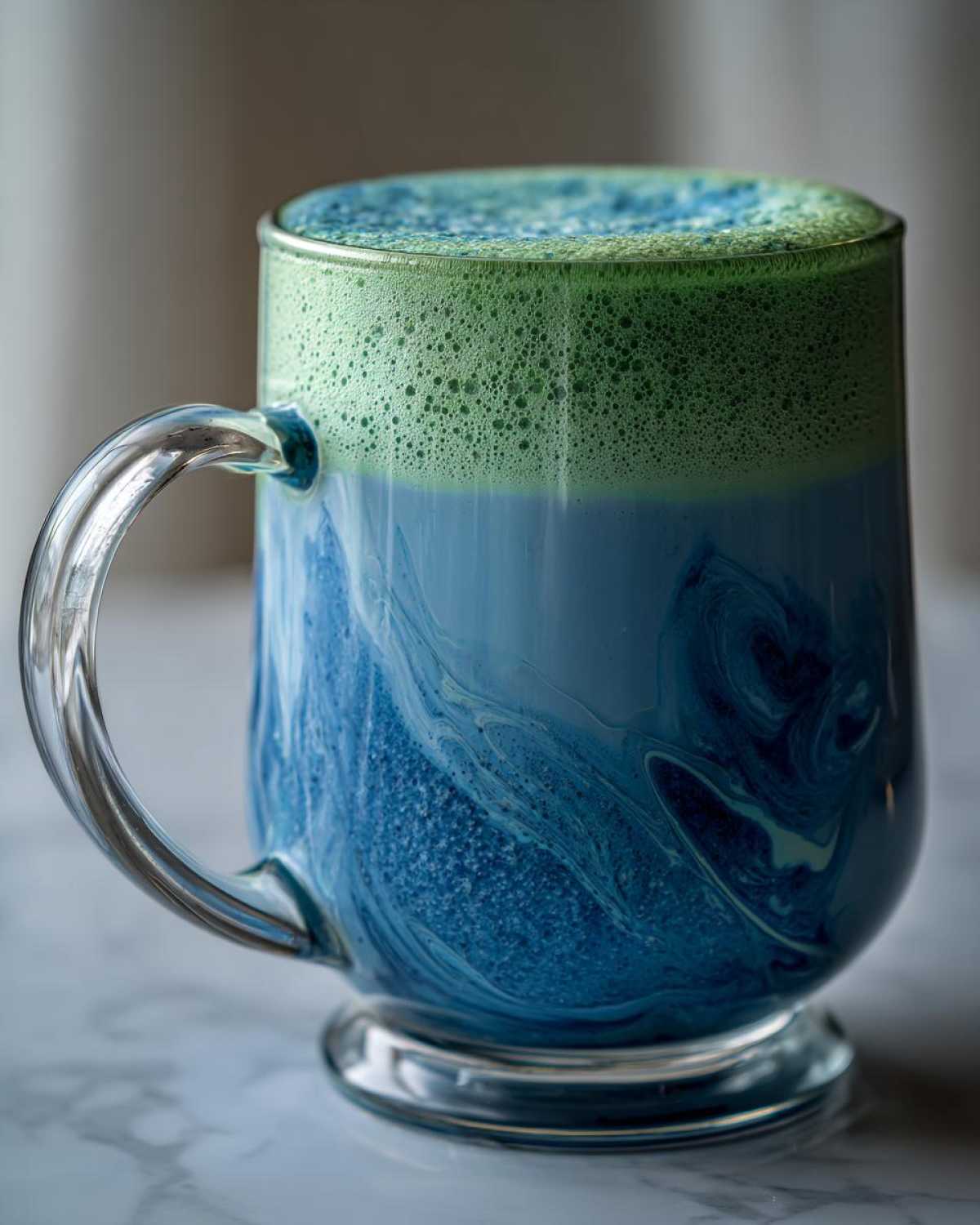 Blue Spirulina Matcha Latte - detail 2