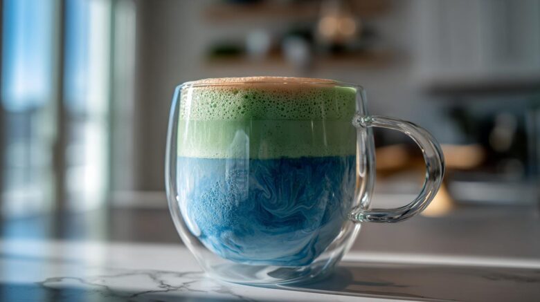 Blue Spirulina Matcha Latte