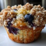 Blueberry streusel muffins