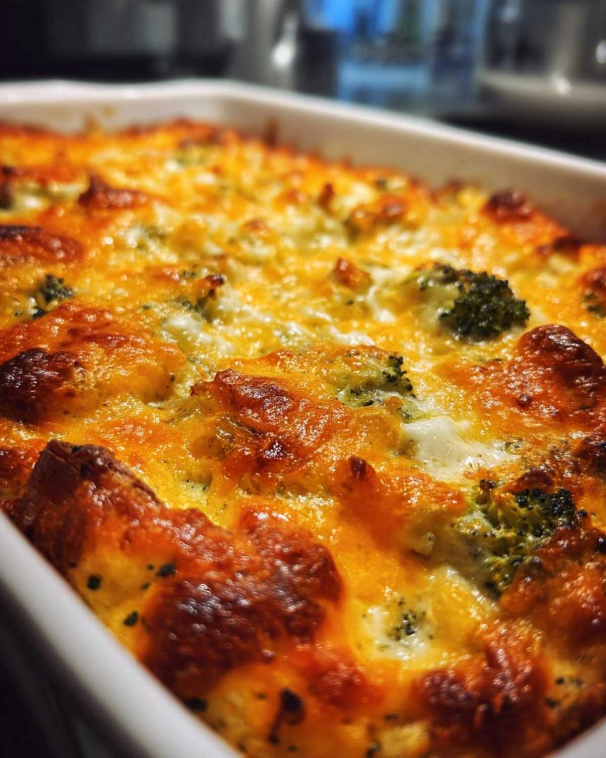 Broccoli cheddar squash casserole - detail 1
