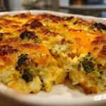 Broccoli cheddar squash casserole
