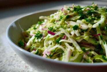 Brussels Sprout & Apple Slaw