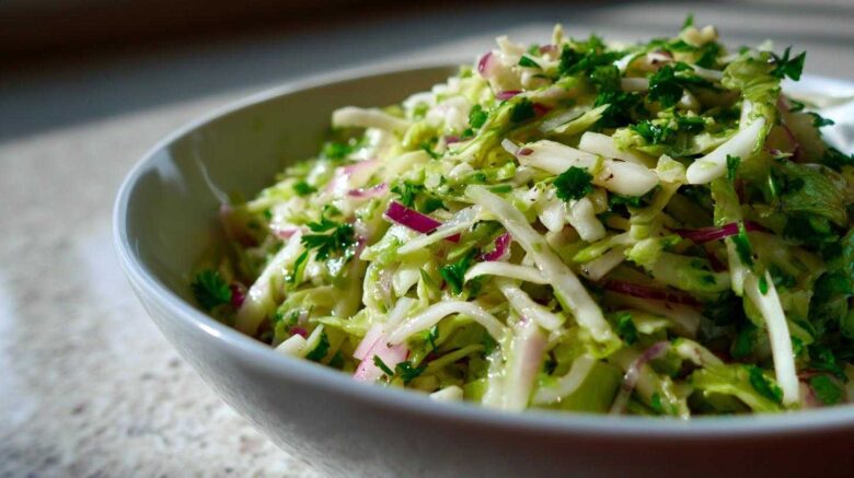 Brussels Sprout & Apple Slaw