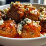 Buffalo Blue Cheese Meatballs
