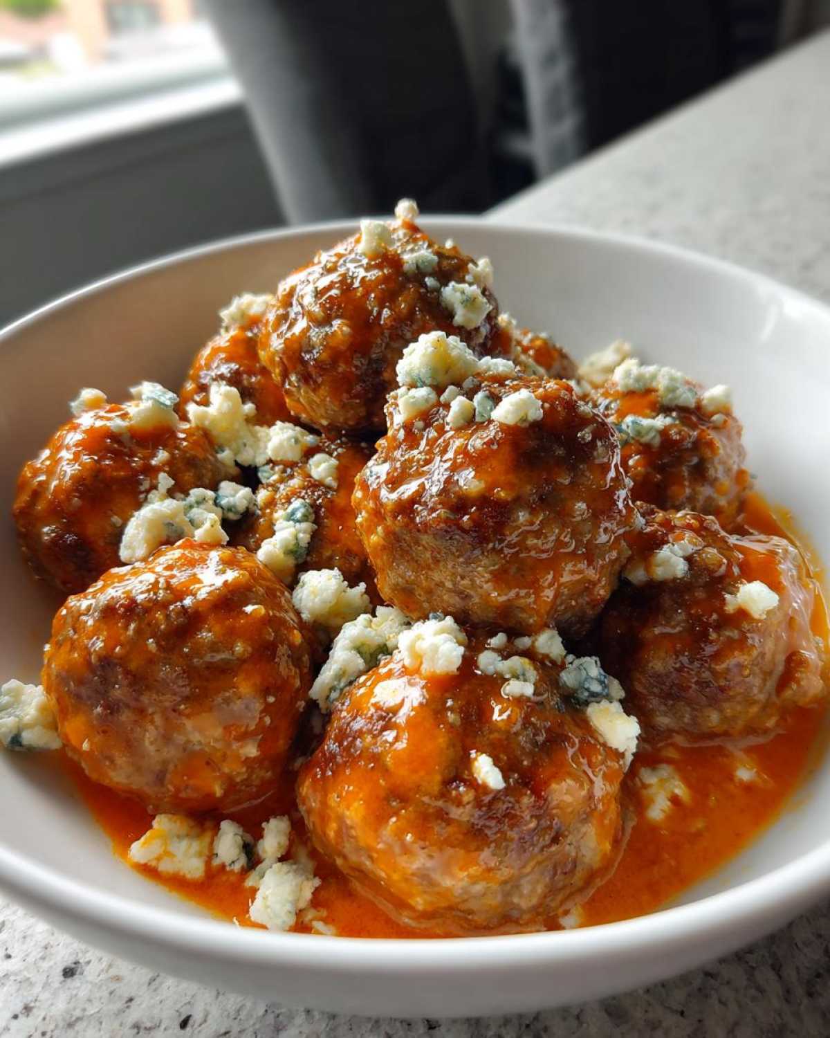 Buffalo Blue Cheese Meatballs - detail 2