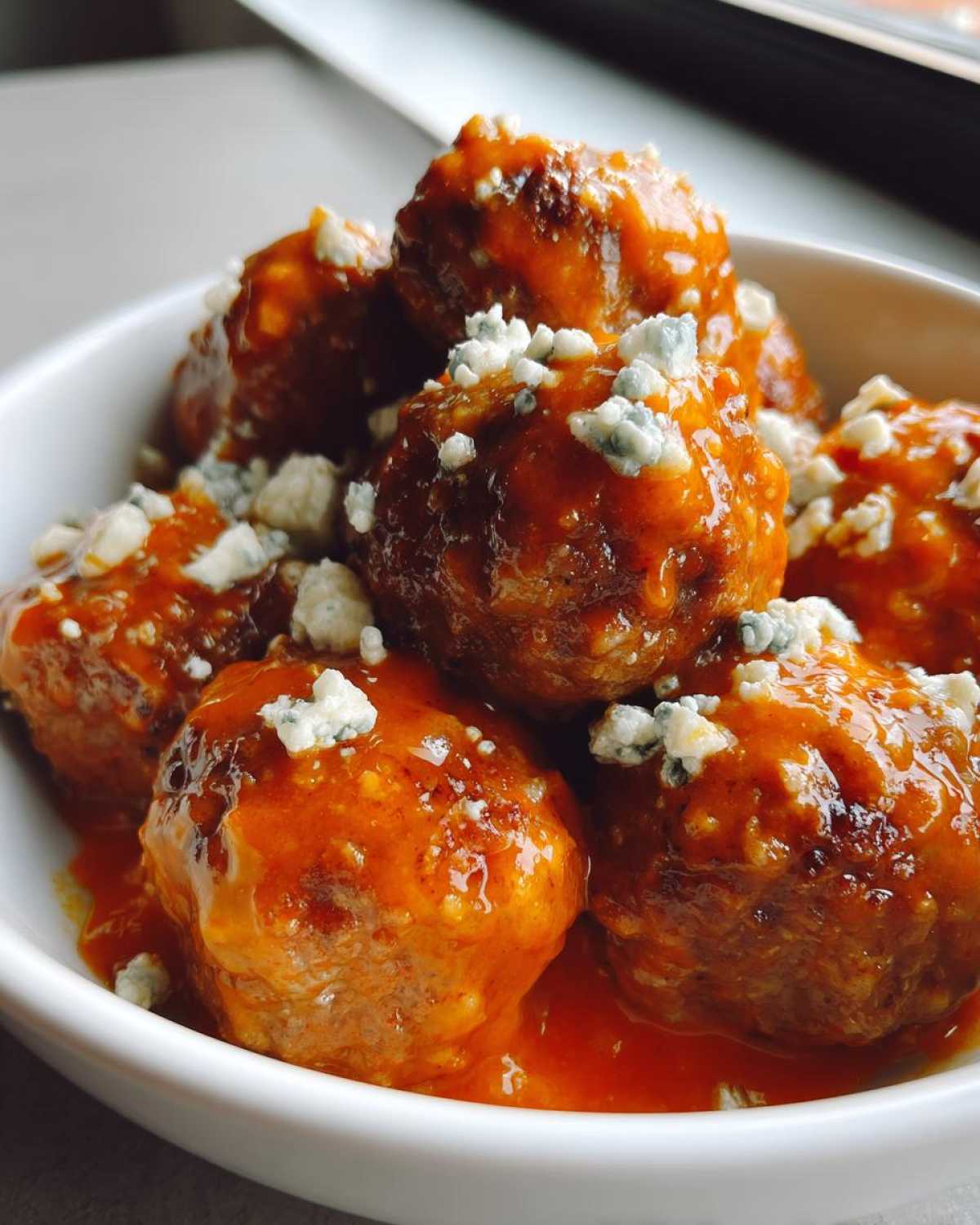 Buffalo Blue Cheese Meatballs - detail 4