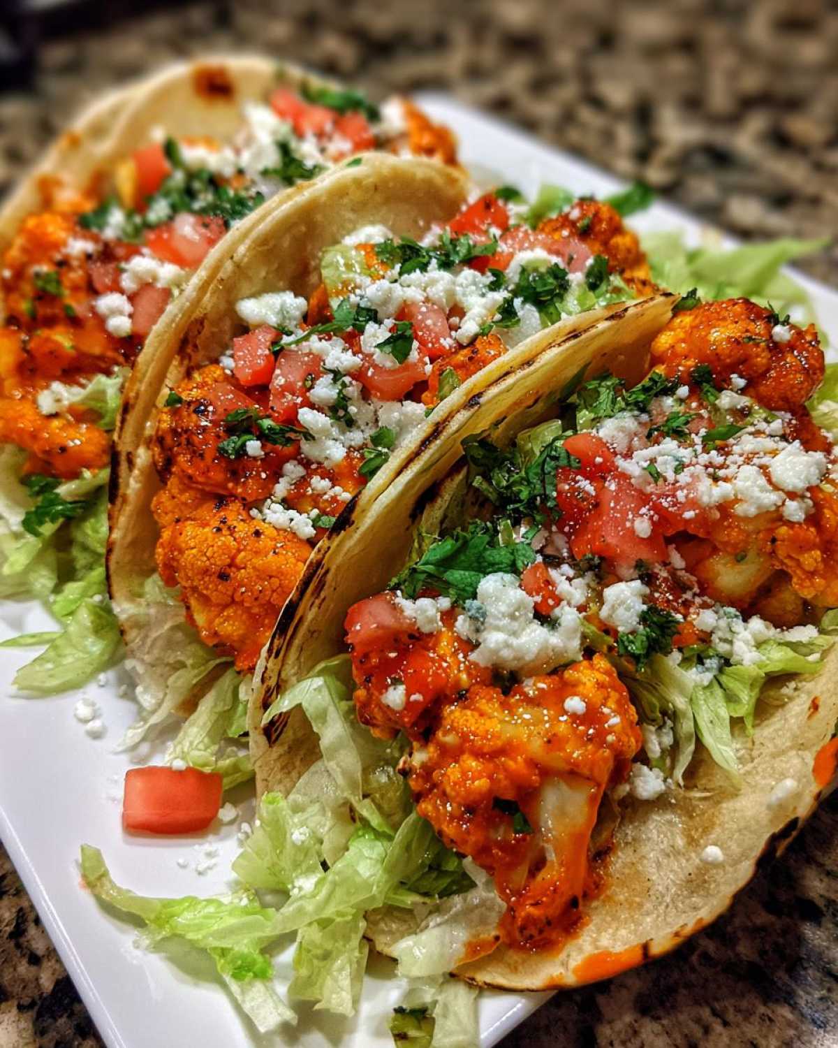Buffalo Cauliflower Tacos - detail 2