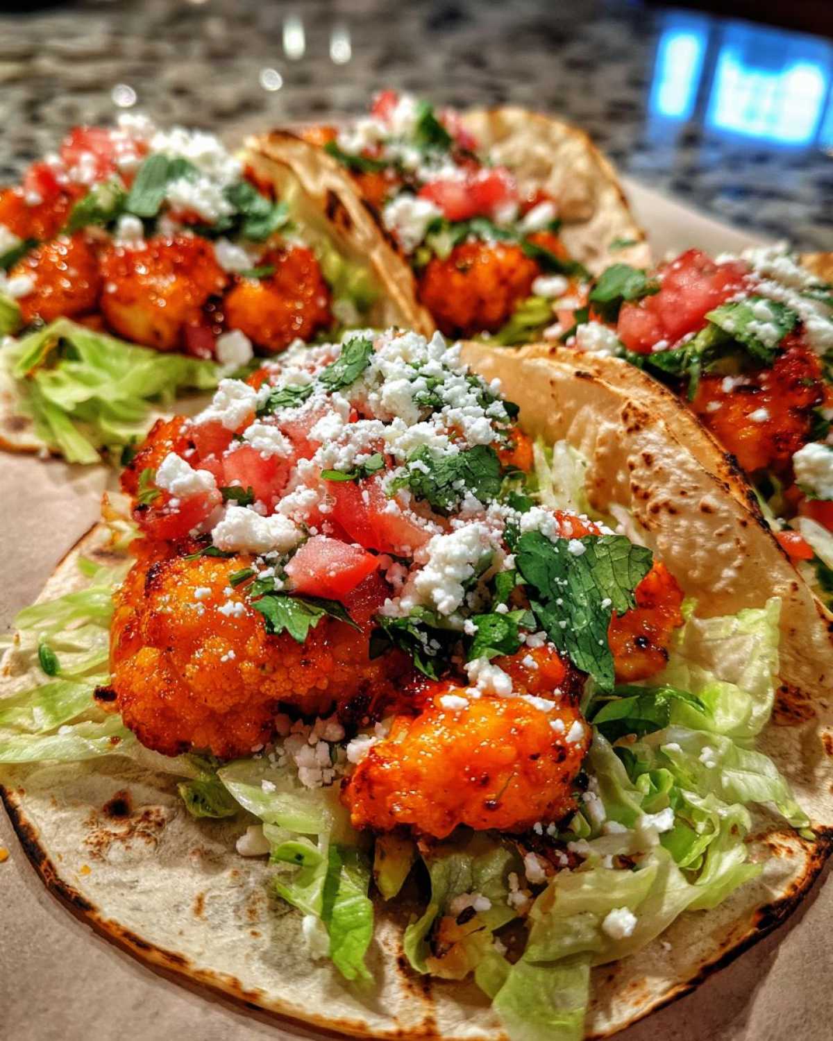 Buffalo Cauliflower Tacos - detail 3