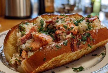 Buttery Garlic Lobster Rolls
